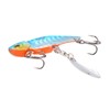 6pcs 5cm Metal Artificial Vib Fishing Lure Streamlined Design 3D