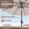 Tempera 9ft Patio Market Outdoor Table Umbrella with Push Button