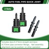 Japtend Fuel Line Quick Connect Set, 2 Sets Fuel Line