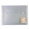 eco-eco A4 100% Recycled Clear Transparent Twin Press Stud Popper