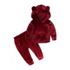 ZFT Conjunto de chándal con Capucha y Sudadera de Terciopelo