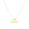 QXTX Initial Necklaces for Women,18K Gold Plated Dainty Letter Necklace