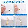 100 Pcs Metal Paper Fasteners, Round Head Split Pins Craft,