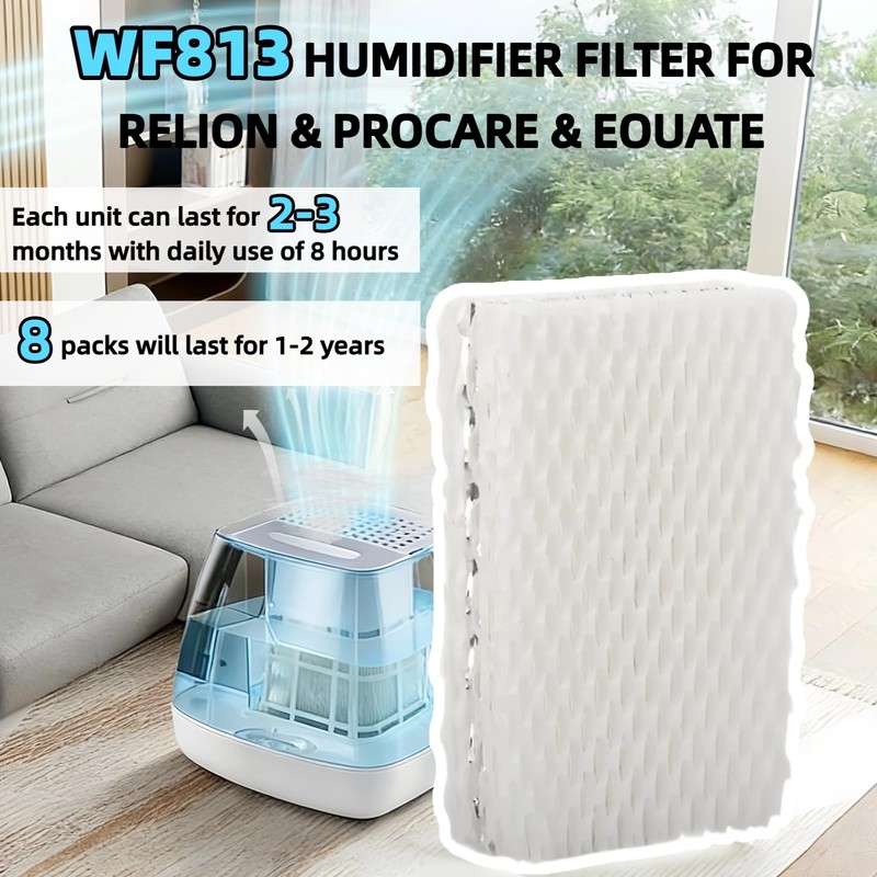 9 Pack Wf813 Eqwf813 Humidifier Filters for Equate Eq-2119-U
