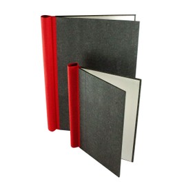 FAIRklemmt Clip Binder Cloudy Marble A5 Red