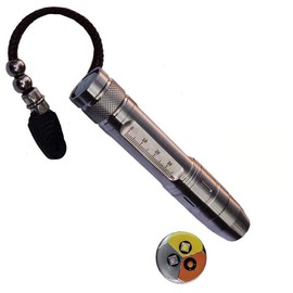 Led Uv Flashlight 365nm R5 Jade Jewelry Gemstone Identification Lights Ultraviolet/Yellow/White 3 in 1 Light Measurement Scale with Battery