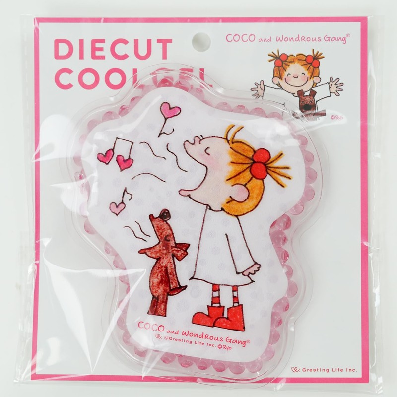 Coco-chan RYL-1077 Greeting Life Lunch Box Cold Insulated Cool Gel