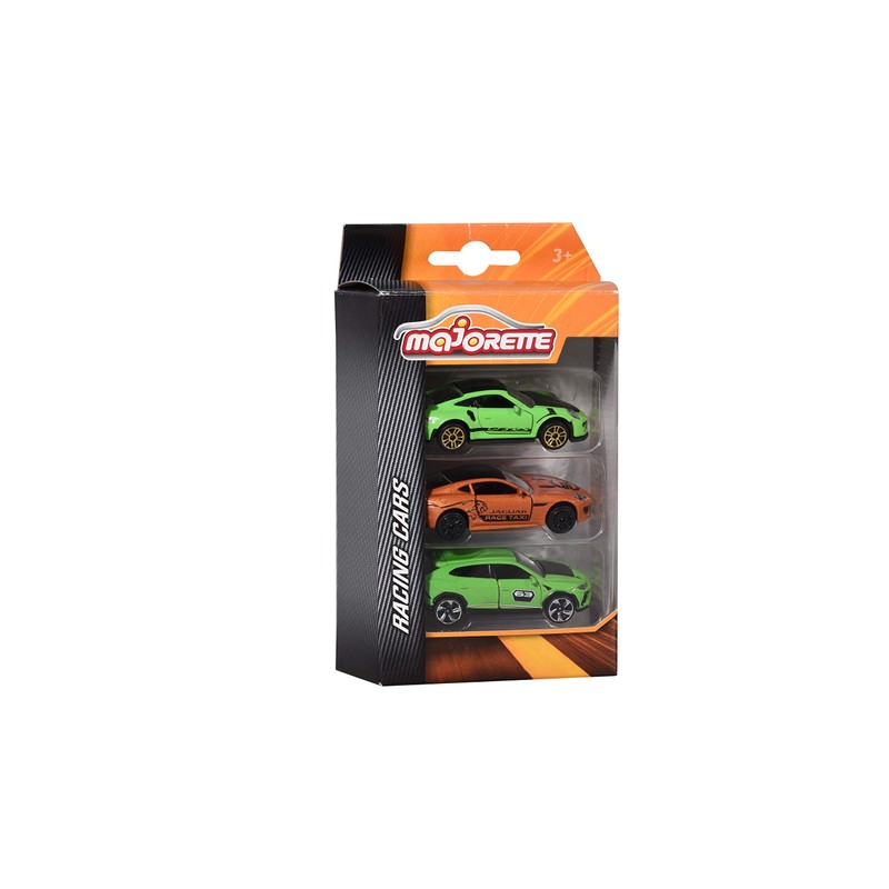Majorette 208402 00 3 Piece Racing Set