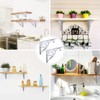 Shelf Brackets 8 Inch 4PCS Heavy Duty Polished Chrome Wall