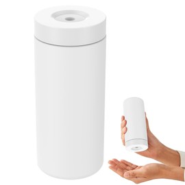 Soap Dispenser Dish Soap Holder for Kitchen Sink 8 oz Round Refillable Foaming Soaps Dispenser Shampoo and Conditioner Bottles Watertight Silicone Squeeze Bottle for Bathroom White