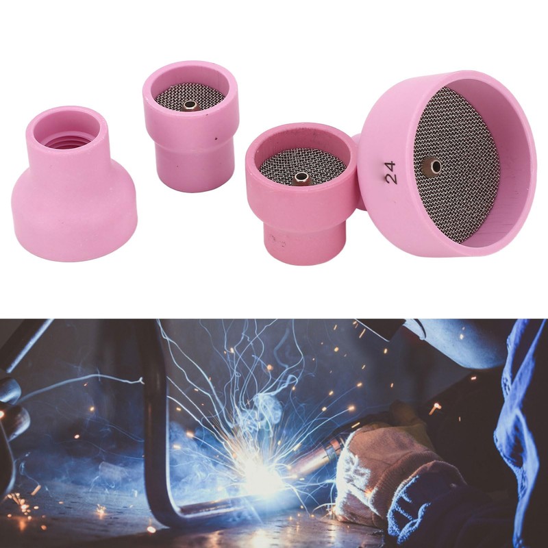 Ceramic Cup Set for Welding Equipment Includes Cups 12 14
