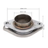 2.5in Donut Gasket with 2pcs Exhaust Manifold Flange for 2