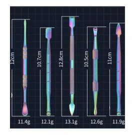 productos comerciales mx Empujador De Cutícula 5 Pcs Doble Cabezal Acero Inoxidable