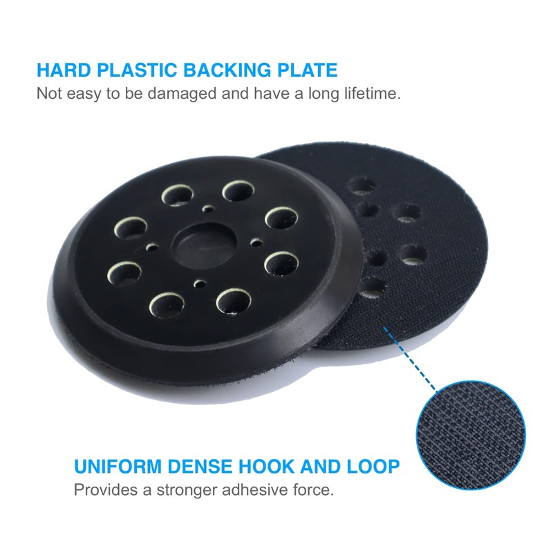 5 Inch Sanding Pad Replacement, Compatible with Ridgid R2600,R2601 Random