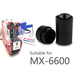 ICSTM Pricemarker Labels,6 Packs Price Label Paper for MX-6600 Price Gun Labeller,Price Gun Stickers for MX-6602/G6600/YH-689/CN-6600EOS (Black Ink Roller, 18mm)