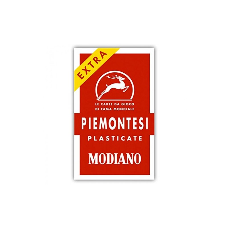 Modiano Piemontesi 4 - Regional Playing Cards