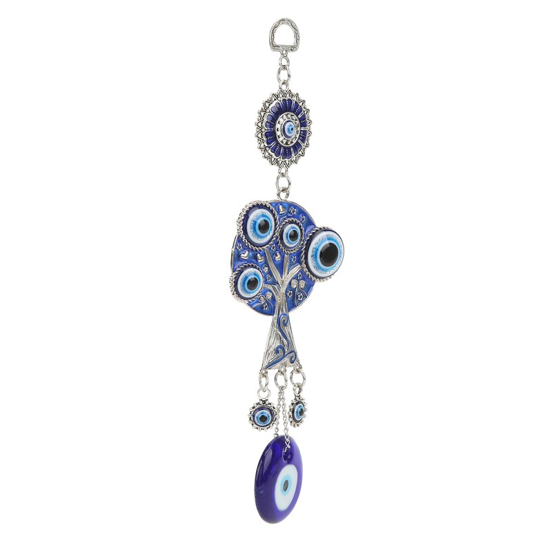 Evil Eye Pendant Life Tree Design Prevent Bad Energy Bring