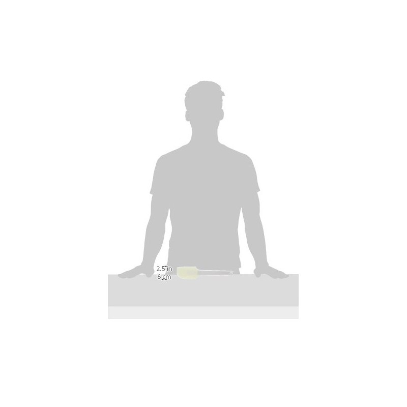 Kaiser 769684 Teigschaber Kunststoff mit Silikonlippe, 25 cm