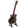 Red and Gold Miniature Electric Guitar Replica with Stand and