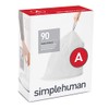 simplehuman 9000 Count White 4.5L Cylindrical Trash Bags