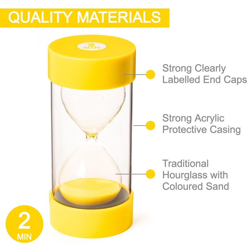 Jumbo Sand Timer for Kids - Colourful and Attractive -