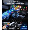 Teeran 2 in 1 Wireless CarPlay and Android Auto Adapter,