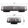 ASPL [Upgraded 5] 48LED Roof Top Strobe Lights, High Visibility