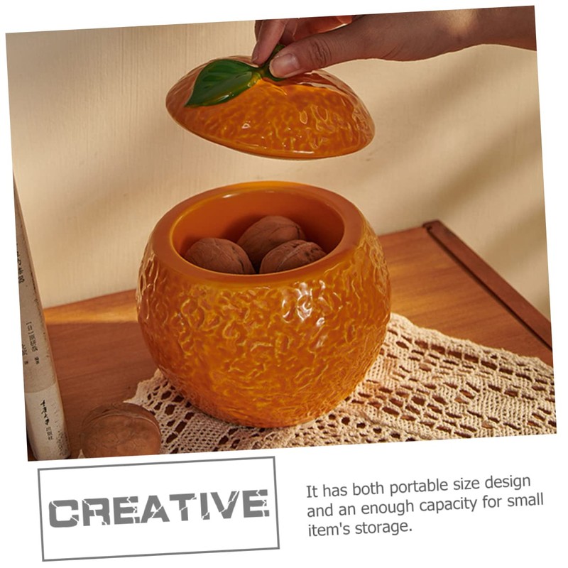 Ciieeo Ceramic Storage Jar Cookie Jar Sugar Storage Chip Bowl