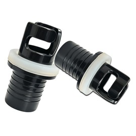 Paddle Board Pump Adaptor, Adapter for Air Tent, SUP, 2-Piece Set with Black Inflatable Hose and Plastic Connector for Various Pump Systems