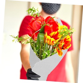 Healvian 80 Sheets Black and White Wrapping Paper Black and White Tissue Paper Christmas Wrapping Paper Colorful Tissue Paper Tissue Paper for Crafts Wedding Wrapper Dot Tissue Paper