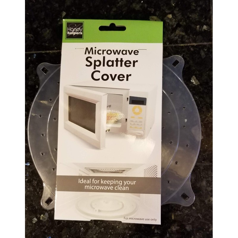 10" Round Vented Microwave Splatter Guard Food Bowl Cover -