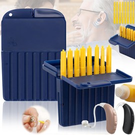 Pack of 16 Hearing Aid Filters, Replacement Wax Filter, Cerumen Filter for Hearing Aids, Hearing Aid Accessories, 1.5 mm, Replacement Parts Accessories, Cleaning Tool for Ear Replacement Parts,