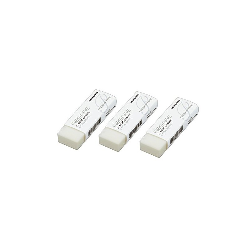 Kokuyo Risare Premium Type Keshi-97 Eraser, Set of 3