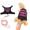 Bearded Dragon Lizards Clothes with Leash Set for Small Pets