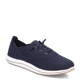Clarks Breeze Ave II - Tenis para Mujer, Dark Navy Textile, 5 US