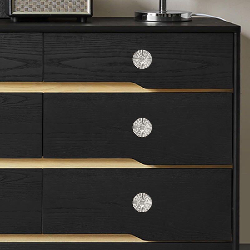 BUKOBYHE 10 Pack Kitchen Cabinet Handles Brushed Satin Nickel Cabinet