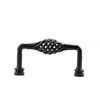 Black Wrought Iron Birdcage Drawer Handle Cabinet Pull 5" Set