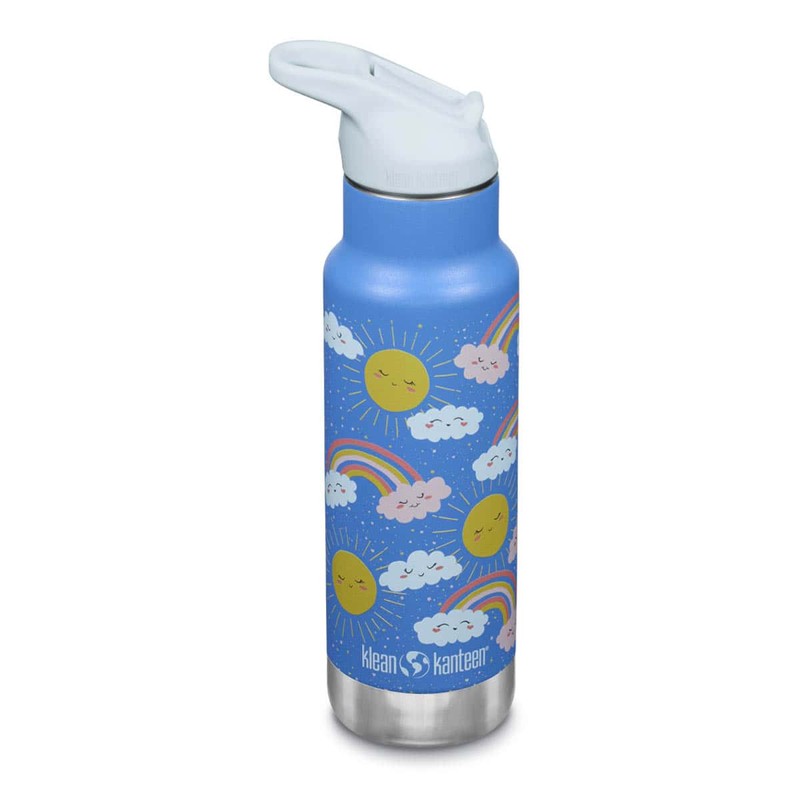Klean Kanteen Classic Kids Insulated Water Bottle 355ml, Dino Skate
