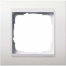 GIRA 0211327 Cover Frame 1 Compartment for Event Pure White Matt