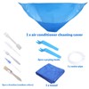 10pcs Mini Split Cleaning Kit, Air Conditioner Cleaning Kit with