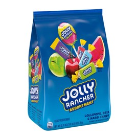 JOLLY RANCHER Assorted Fruit Flavored Candy Bulk Bag, Halloween Candy, 42.01 oz