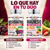 Purely Organics Resveratrol Gold + Magnesio Fem, 90 Cápsulas c/u