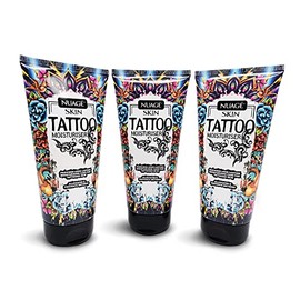 Nuage Skin Tattoo Moisturiser and Aftercare Lotion, Colour Enhancement Tattoo Cream, Pack of 3, 150 ml