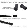 6pcs Walking Stick Tips, Replacement Rubber Tips for Walking Sticks,