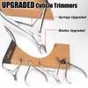 LePinko 4 Packs Upgraded Cuticle Trimmer kit, Sharp Dead Skin