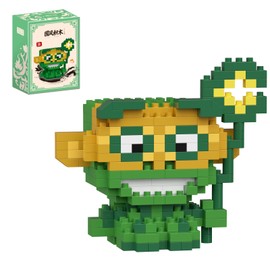 Nezha Ao Bing Series Mini Blocks Toy,Cute Anime Figures Toys Desk Accessories,for Kids, Ages 6+ - Collectible Movie Cartoon Character Gift Idea (Right Guardian Beast320pcs)