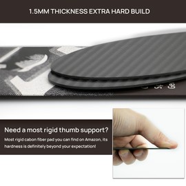 Carbon Fiber Insole, 1.5mm 2Piece, Shoe Insert, 230mm Rigid - Extra Strong Hard, Orthotic Shoe Stiffener Insert for Foot Arthritis, Turf Toe, Hallux Rigidus, Mortons Toe Men's 6.5 Women's 7.5