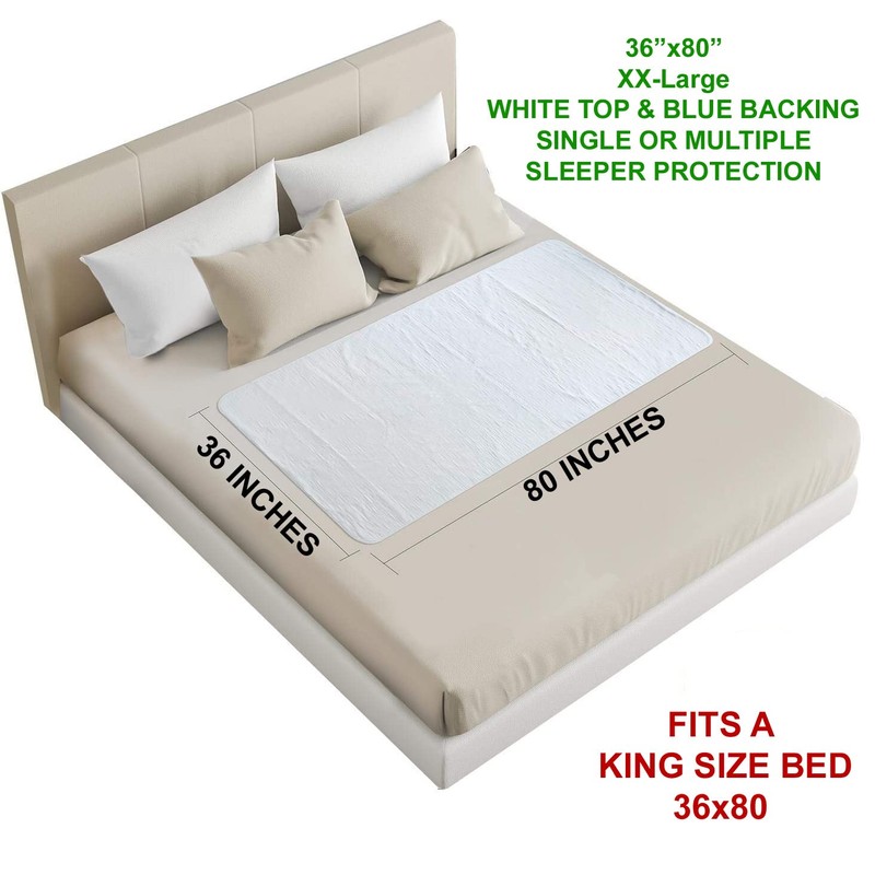80 x 36 inches Big Size Washable Bed Pad /