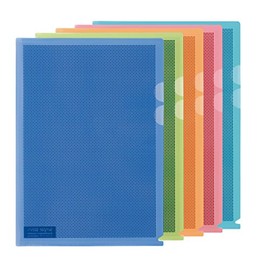 PLUS Japan, Peek-Proof Security Folder "Camouflage" A4 Assorted Colours, 5 Pieces Pack, FL-127CH 5PE