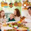 54 Pcs Turkey Cutouts Thanksgiving Cut-Outs Fall Decor for Bulletin